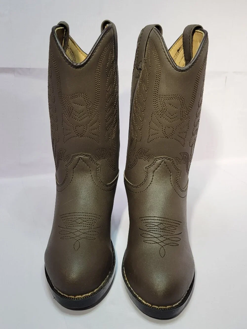 Durango Eagle Kid's Size 13D US Brown Leather Western Cowboy Boots BT804